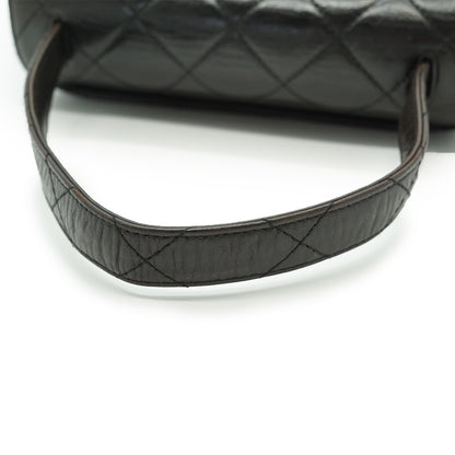 Vintage Mini Flap Matelasse Lambskin Top Handle Bag