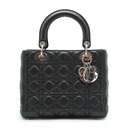 Lady Dior Matelasse Cannage Lambskin Medium