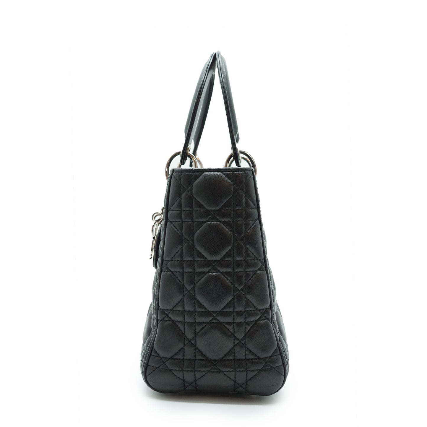 Lady Dior Matelasse Cannage Lambskin Medium