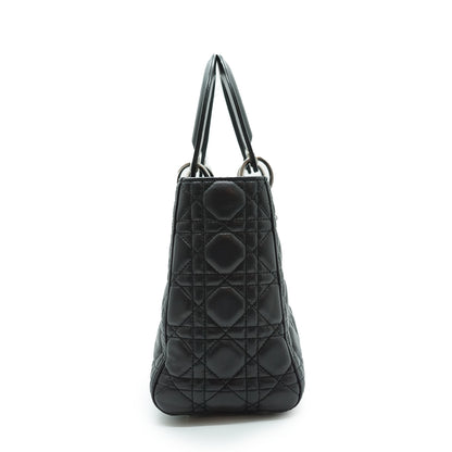Lady Dior Matelasse Cannage Lambskin Medium