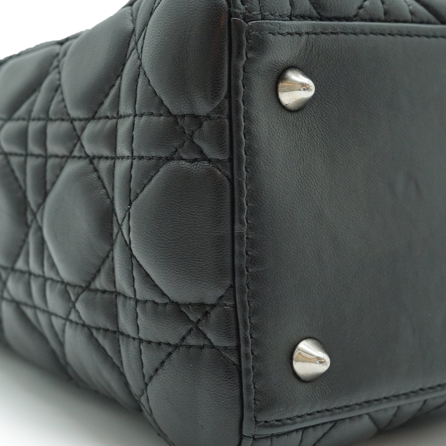 Lady Dior Matelasse Cannage Lambskin Medium