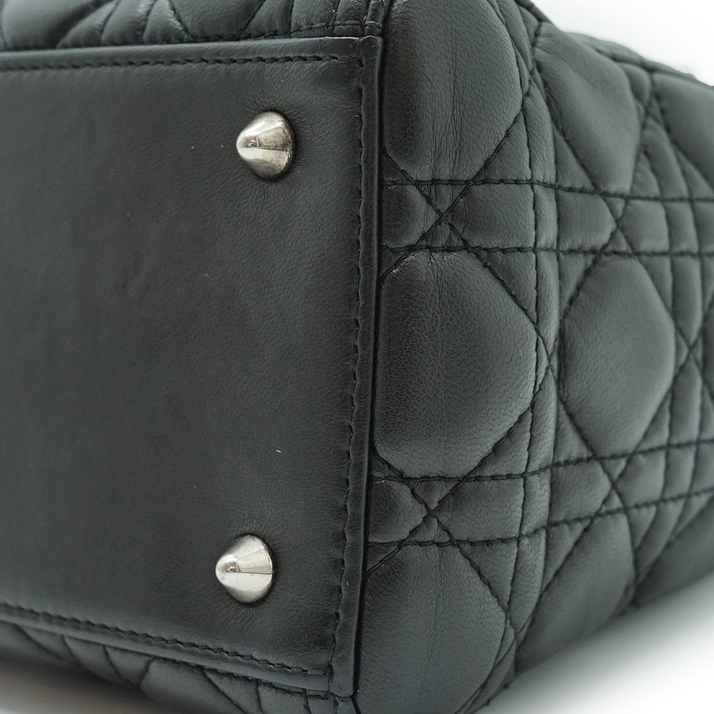 Lady Dior Matelasse Cannage Lambskin Medium