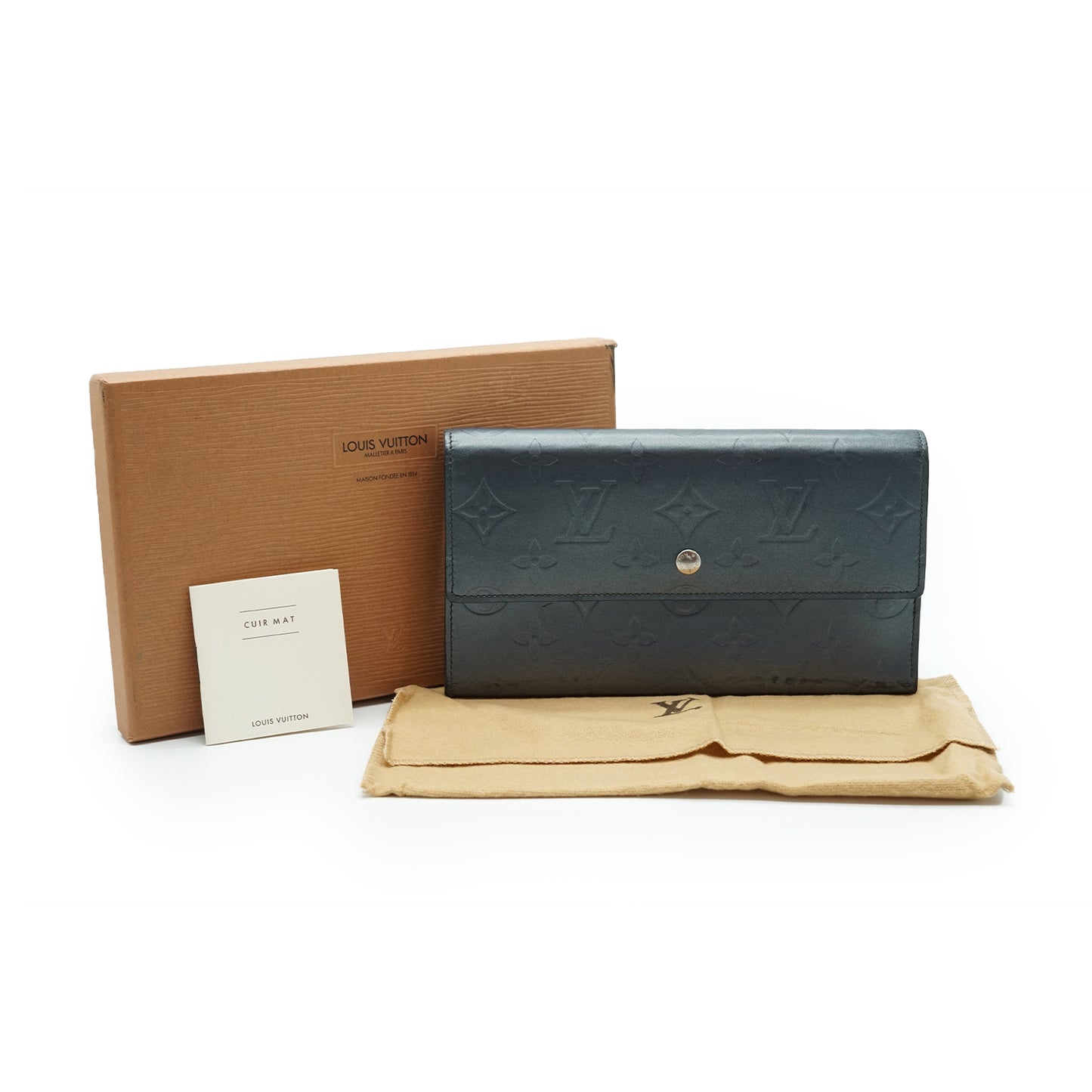 Monogram Mat Porte Tresor International Long Wallet