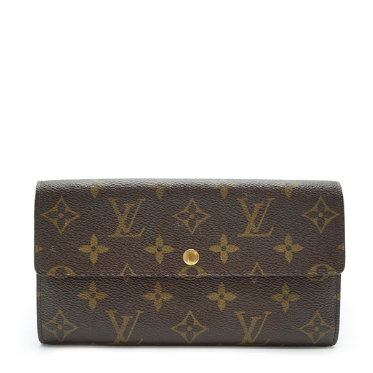 Monogram Porte Monnaie Credit Long Wallet