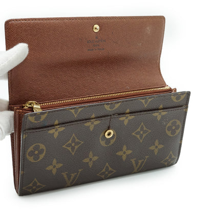 Monogram Porte Monnaie Credit Long Wallet