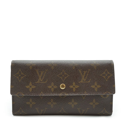Monogram Porte Monnaie Credit Long Wallet