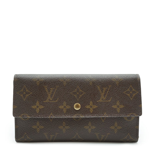 Monogram Porte Monnaie Credit Long Wallet