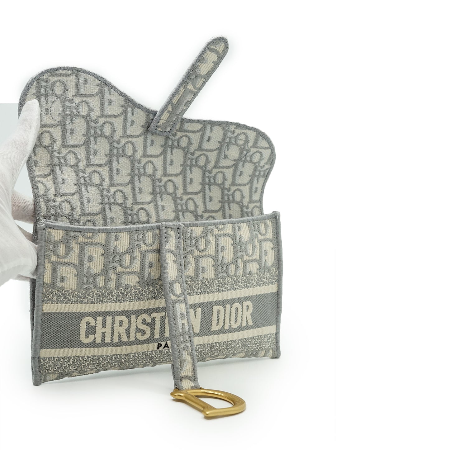 Oblique Jacquard Saddle Pochette Waist Bag