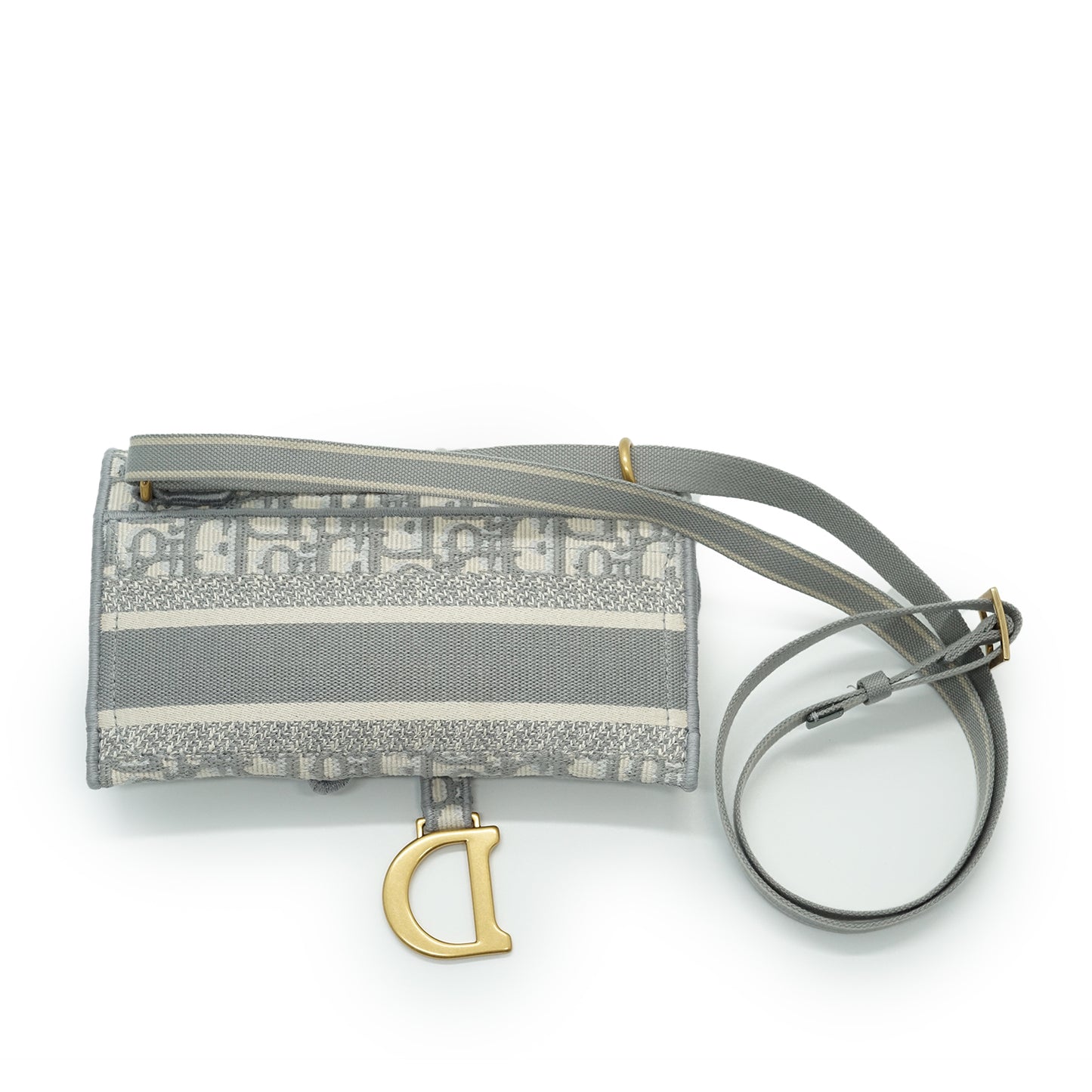 Oblique Jacquard Saddle Pochette Waist Bag
