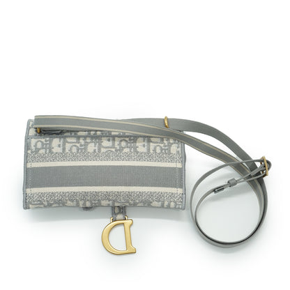 Oblique Jacquard Saddle Pochette Waist Bag