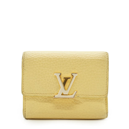 Capucines XS Sun Beam Taurillon Leather Trifold Wallet JP Limited Edition