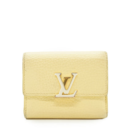 Capucines XS Sun Beam Taurillon Leather Trifold Wallet JP Limited Edition