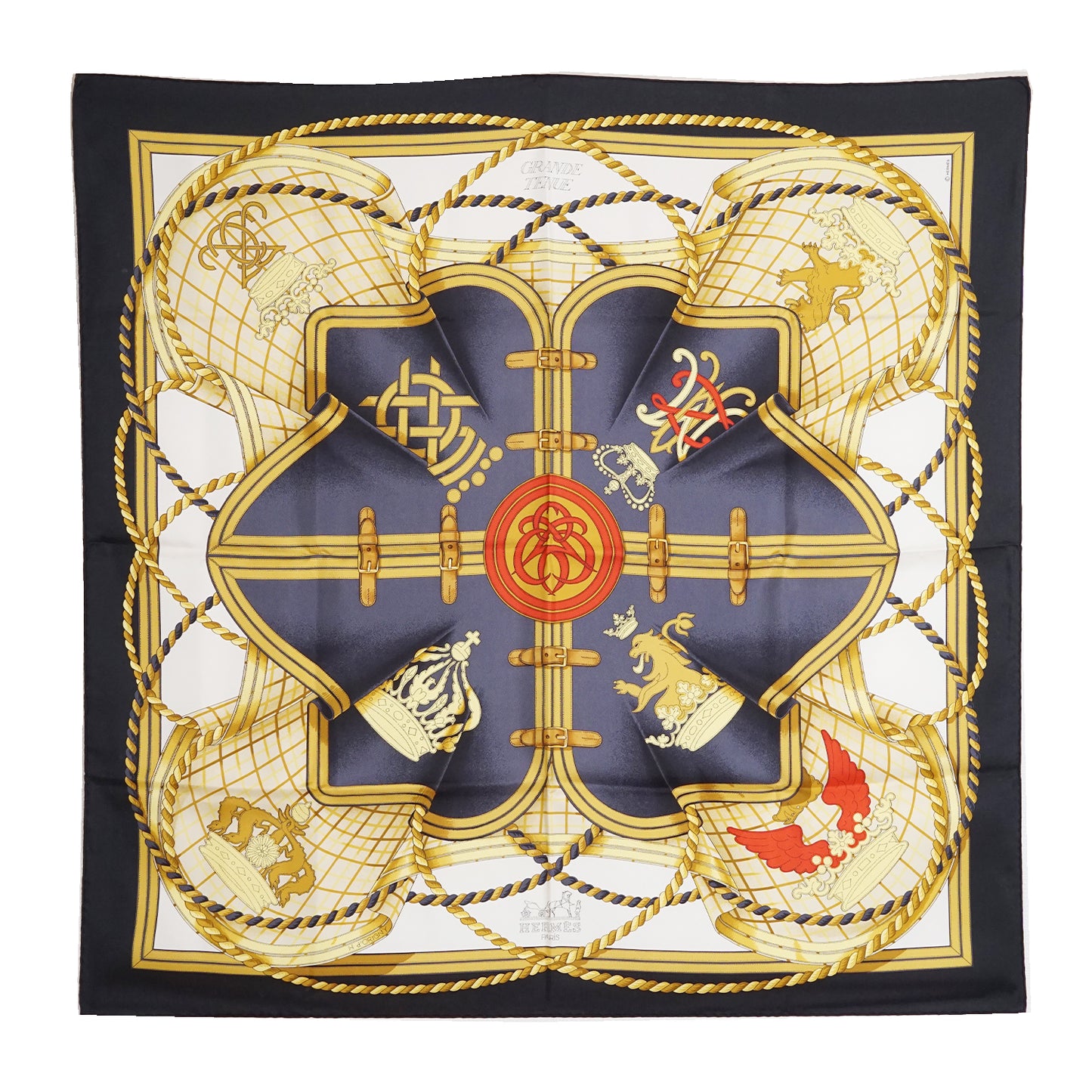 Grande Tenue Silk Carre 90