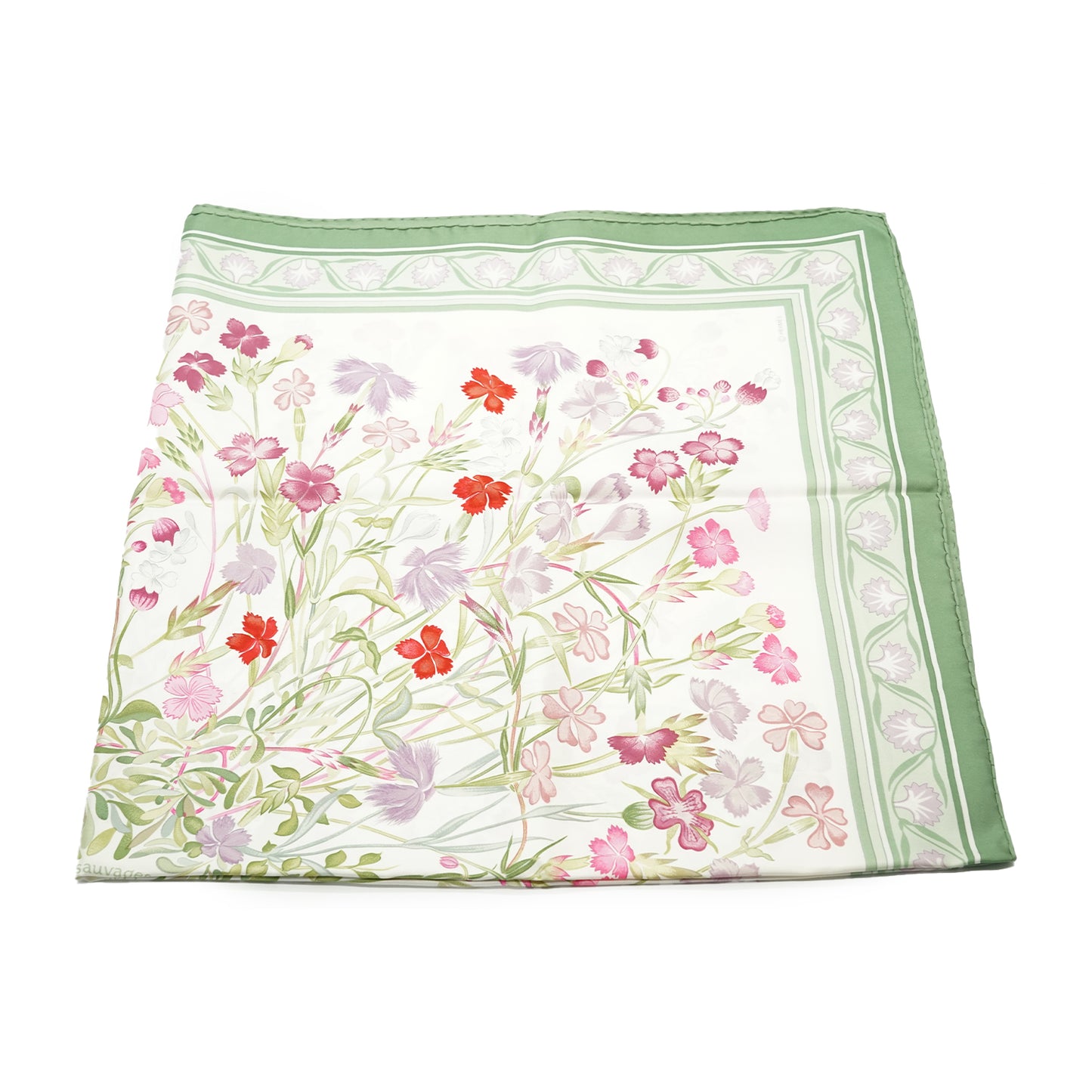 Oeillets Sauvages et autres Caryophyllees Silk Carre 90