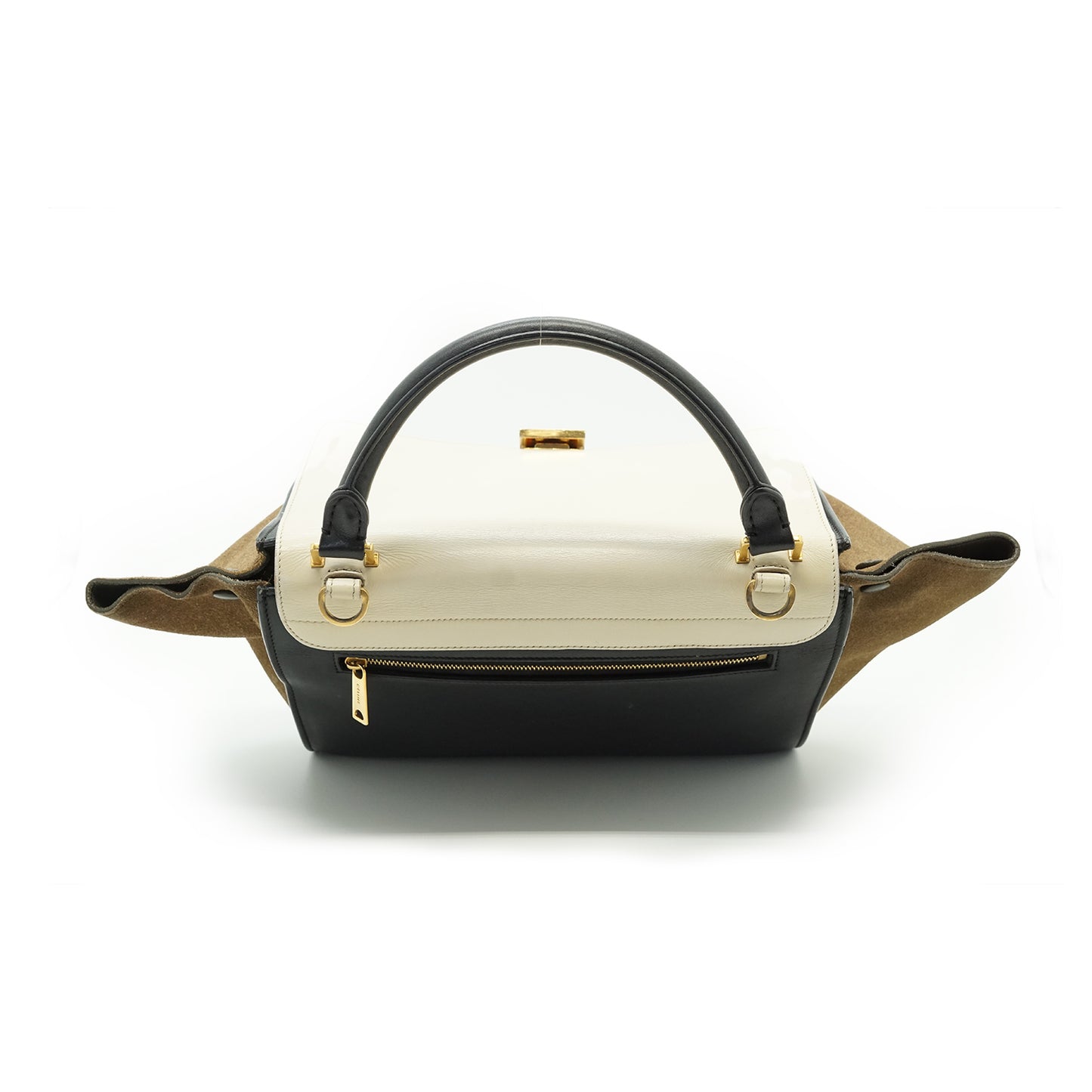 2way Tricolor Trapeze Bag