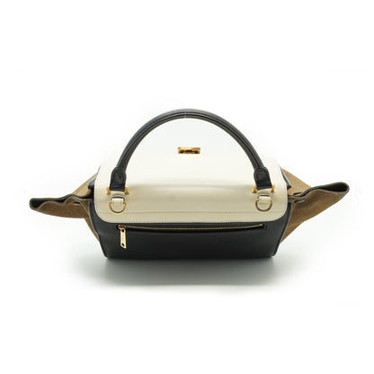 2way Tricolor Trapeze Bag