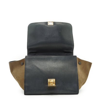 2way Tricolor Trapeze Bag