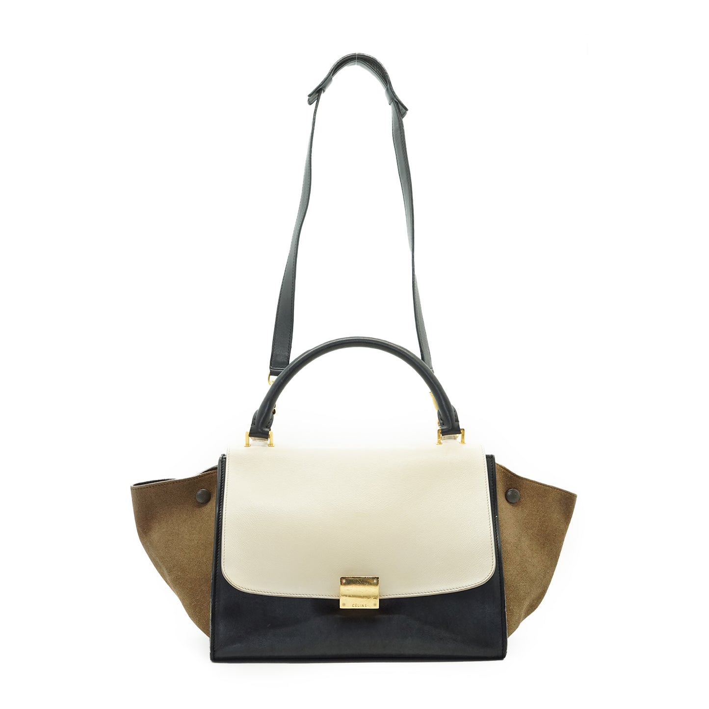 2way Tricolor Trapeze Bag