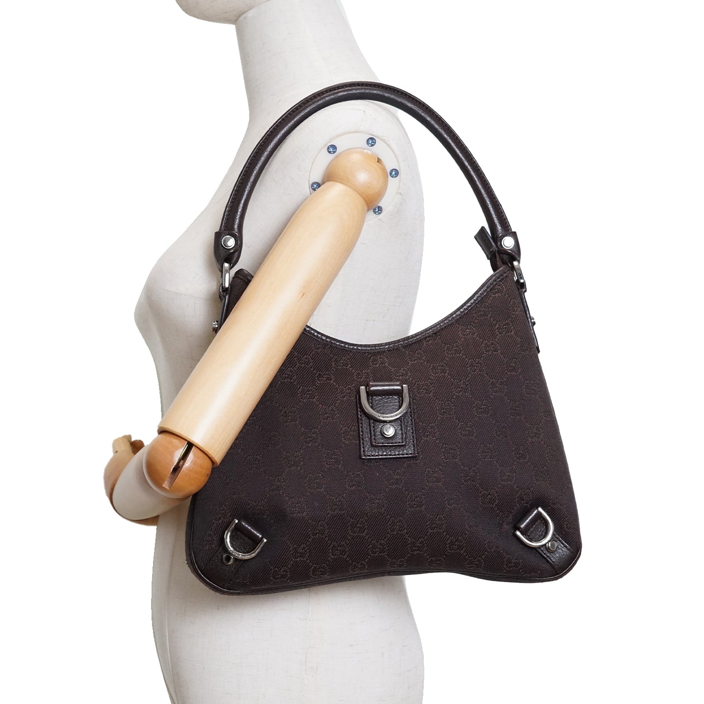 GG Canvas Abbey D-Ring Hobo Bag