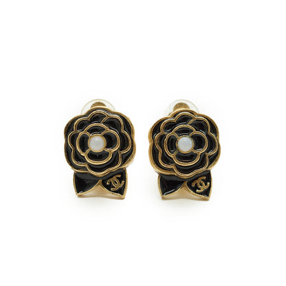 CC Camellia Clip-on Earrings