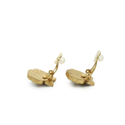 CC Camellia Clip-on Earrings