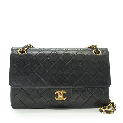 Double Flap Matelasse 25 Lambskin Chain Shoulder Bag