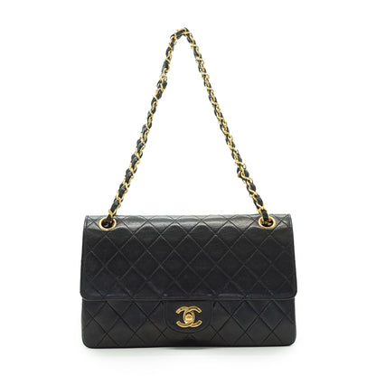 Double Flap Matelasse 25 Lambskin Chain Shoulder Bag