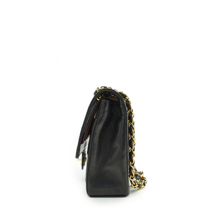 Double Flap Matelasse 25 Lambskin Chain Shoulder Bag