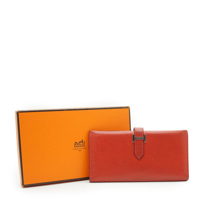 Bearn 2 Plis Epsom Bifold Long Wallet