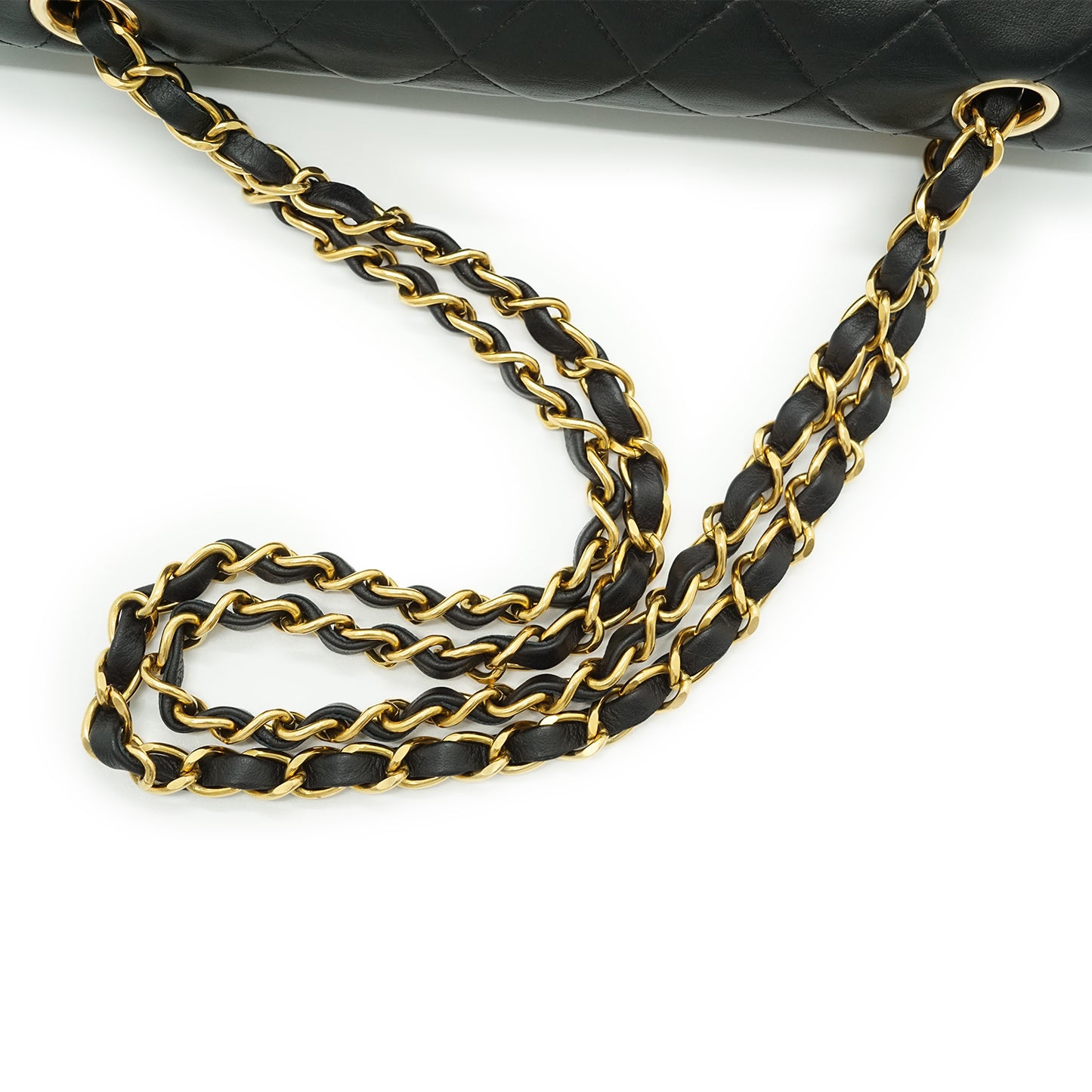 Double Flap Matelasse 25 Lambskin Chain Shoulder Bag