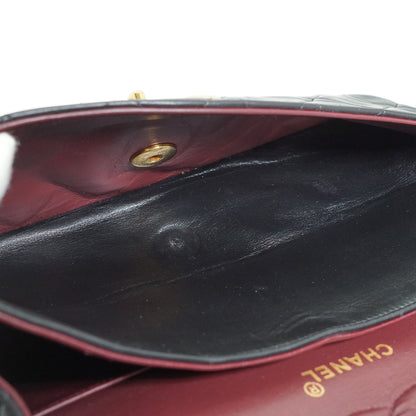Double Flap Matelasse 25 Lambskin Chain Shoulder Bag