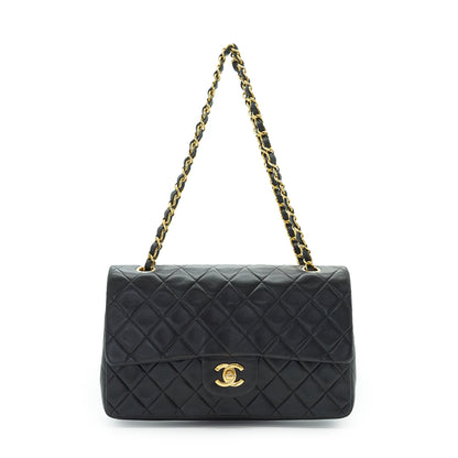 Double Flap Matelasse 25 Lambskin Chain Shoulder Bag