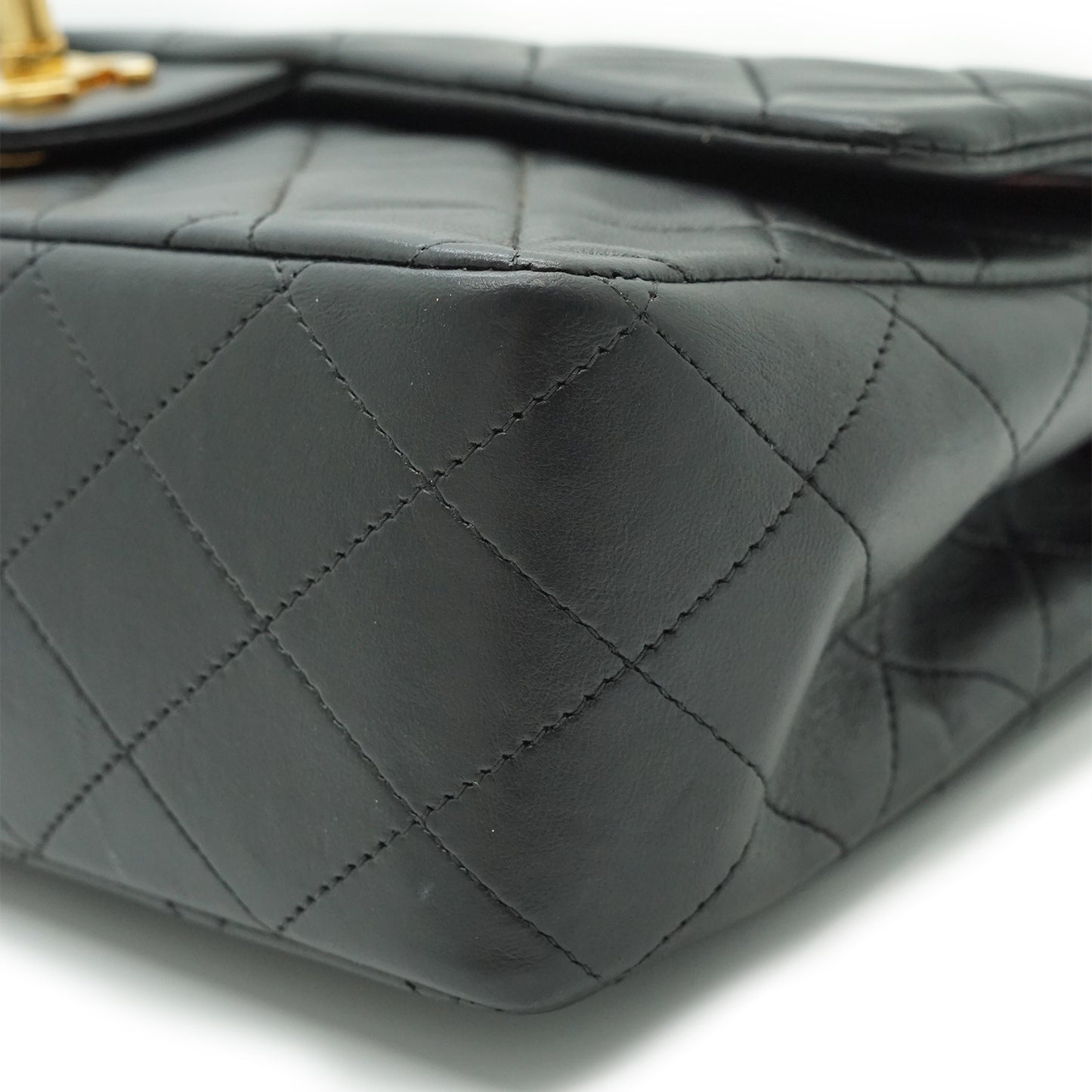 Double Flap Matelasse 25 Lambskin Chain Shoulder Bag