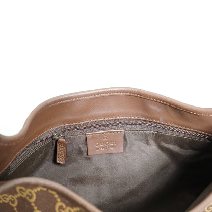 Vintage GG Canvas Leather Jackie Shoulder Bag