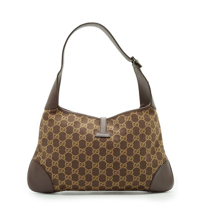 Vintage GG Canvas Leather Jackie Shoulder Bag
