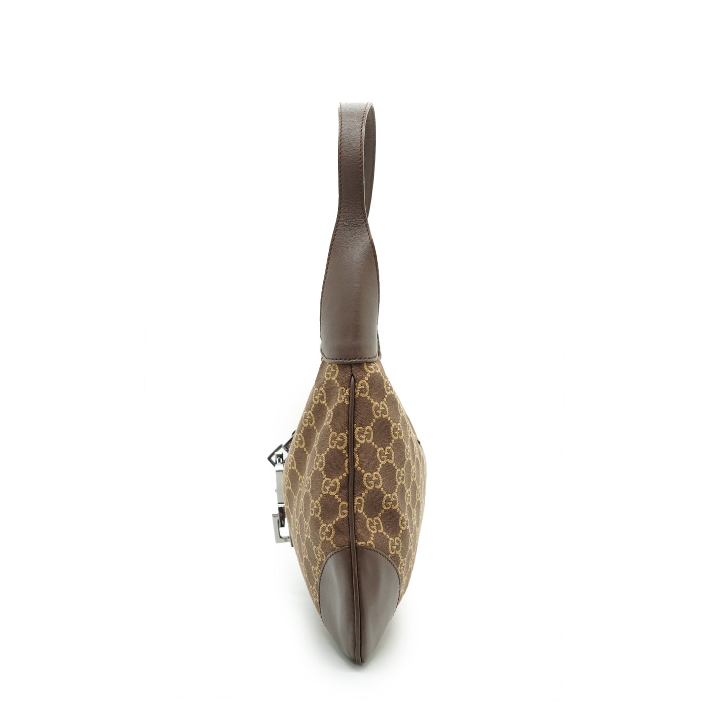 Vintage GG Canvas Leather Jackie Shoulder Bag
