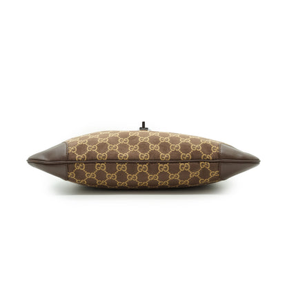 Vintage GG Canvas Leather Jackie Shoulder Bag