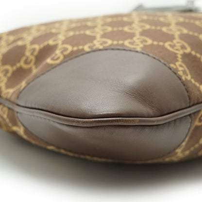 Vintage GG Canvas Leather Jackie Shoulder Bag