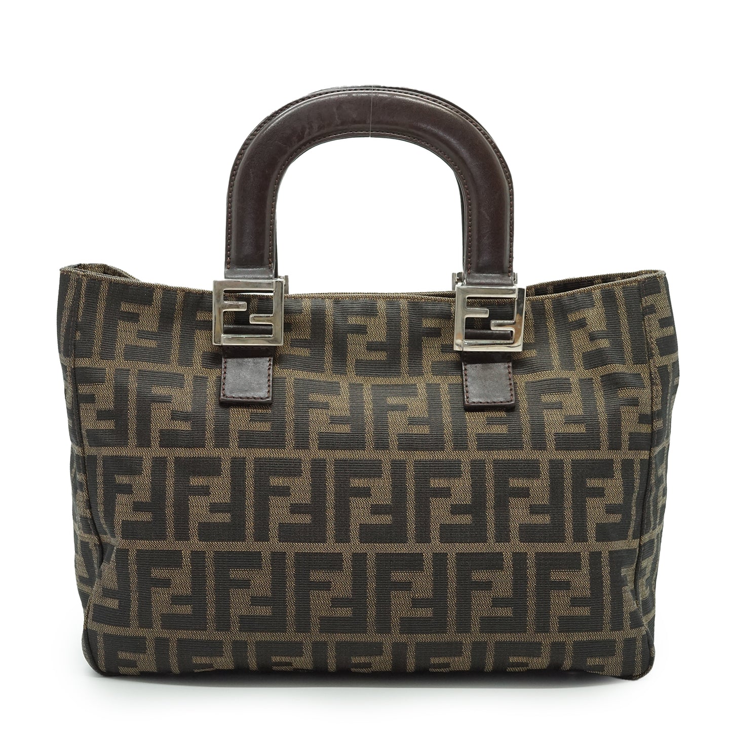 Zucca Nylon Top Handle Tote