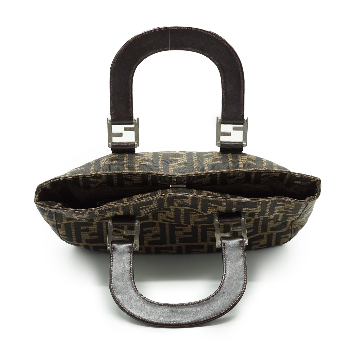 Zucca Nylon Top Handle Tote