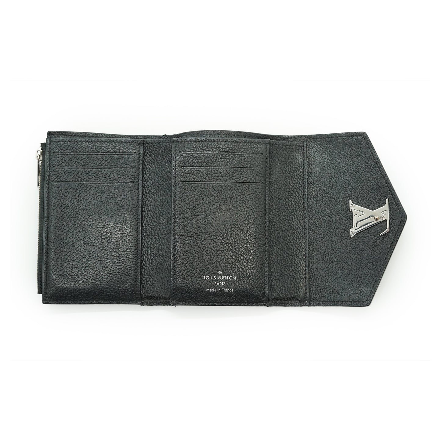 Portefeuille Lockme Calfskin Compact Wallet