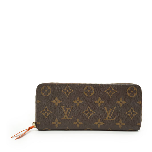 Monogram Portefeuille Clemence Poppy Gold