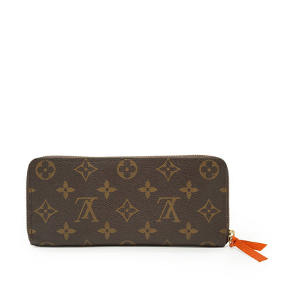 Monogram Portefeuille Clemence Poppy Gold
