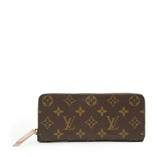 Monogram Portefeuille Clemence Rose Ballerine