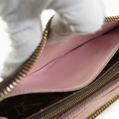 Monogram Portefeuille Clemence Rose Ballerine