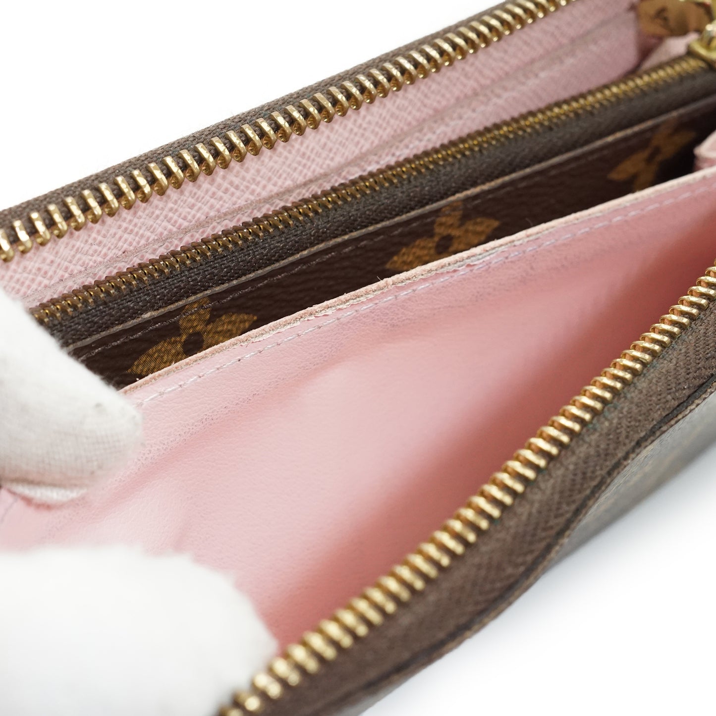 Monogram Portefeuille Clemence Rose Ballerine