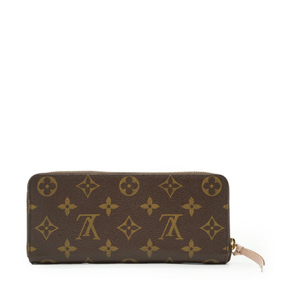 Monogram Portefeuille Clemence Rose Ballerine