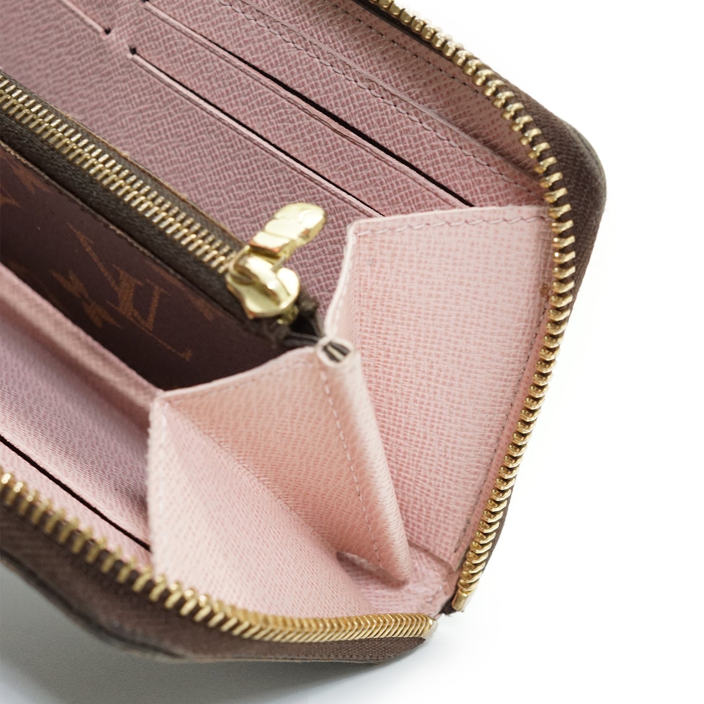 Monogram Portefeuille Clemence Rose Ballerine