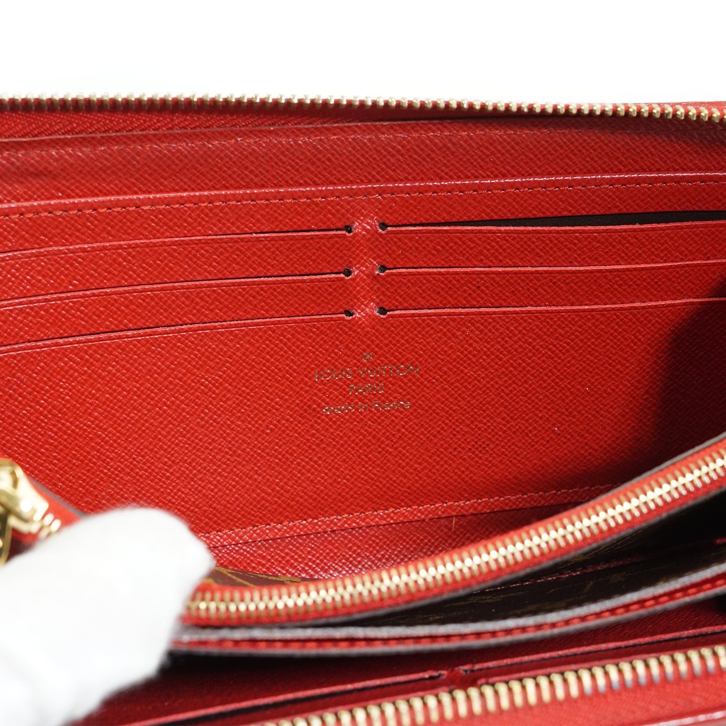 Monogram Zippy Wallet Retiro Cherry Red