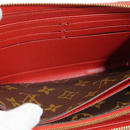 Monogram Zippy Wallet Retiro Cherry Red